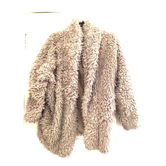 express fluffy jacket
